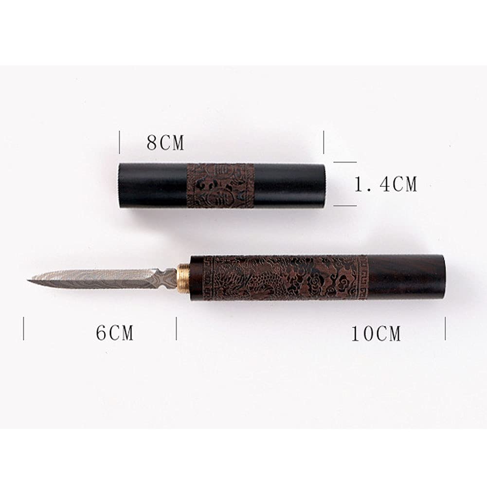 haowei 1Pcs Stainless Steel with Wooden Handle Puer Puerh Tea Knife Needle Ice Pick Tea Cake Pick Tool for Breaking Prying Brick for Kitchen Bars Bartender