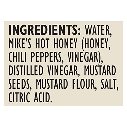 Maille x Mike's Hot Honey Special Edition Savory-Sweet Condiment with a Spicy Kick Hot Honey Dijon Mustard Gluten-Free, Shelf-Stable 9.4oz