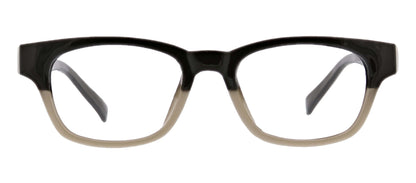 Peepers by PeeperSpecs Women's Layover Square Blue Light Blocking Reading Glasses, Black/Tan, 49 + 1.5