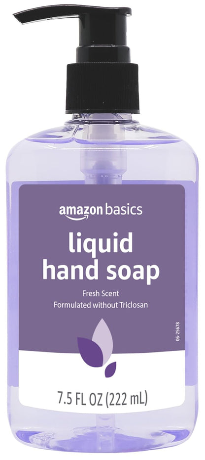 Amazon Basics Original Fresh Liquid Hand Soap, 7.5 Fl Oz (Pack of 6)