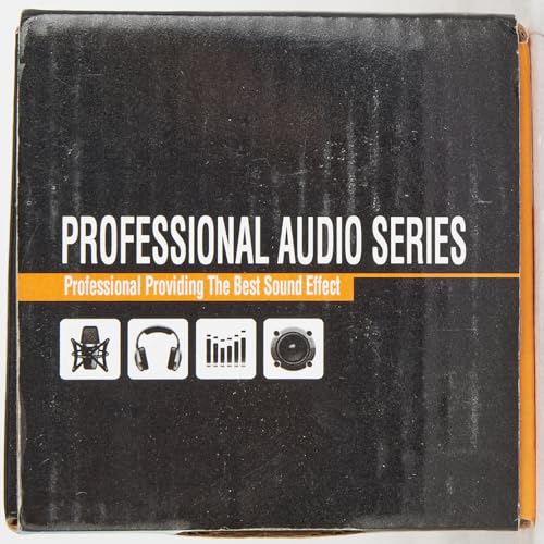 LiNKFOR 4 Channel Stereo Audio Mixer CX400 Metal Shell Support RCA Input and Output Mini Passive Stereo Mixer with Separate Volume Controls