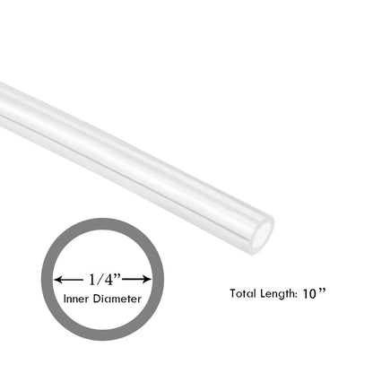 1/4 " ID Silicone Tubing, JoyTube Food Grade Silicone Tubing 1/4" ID x 3/8" OD 10 Feet High Temp Pure Silicone Hose Tube for Home Brewing Winemaking