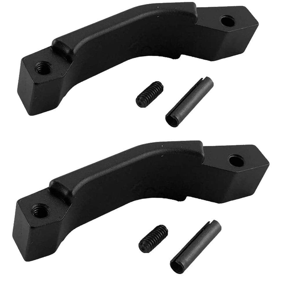 Gotical- Combo of 2-2 Pieces of Durable & Heavy Duty All Aluminum 6061 T6 M Operator Enhanced Drop in Trigger Guard- 2 Pieces Included (Black)