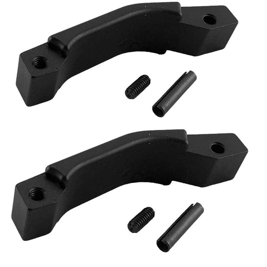 Gotical- Combo of 2-2 Pieces of Durable & Heavy Duty All Aluminum 6061 T6 M Operator Enhanced Drop in Trigger Guard- 2 Pieces Included (Black)