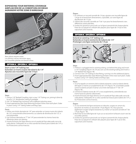 Rain Bird DRIPPAILQ Drip Irrigation Repair and Expansion Kit,Green