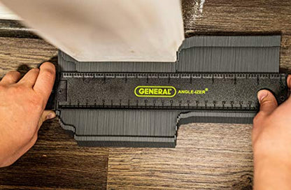 General Tools Contour Gauge 833 - 10" Angle Finder Tool for Home Improvement - Gadgets for Men