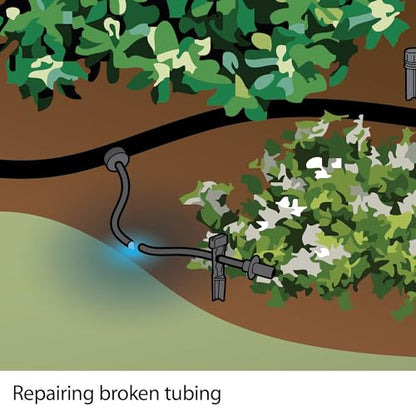 Rain Bird DRIPPAILQ Drip Irrigation Repair and Expansion Kit,Green