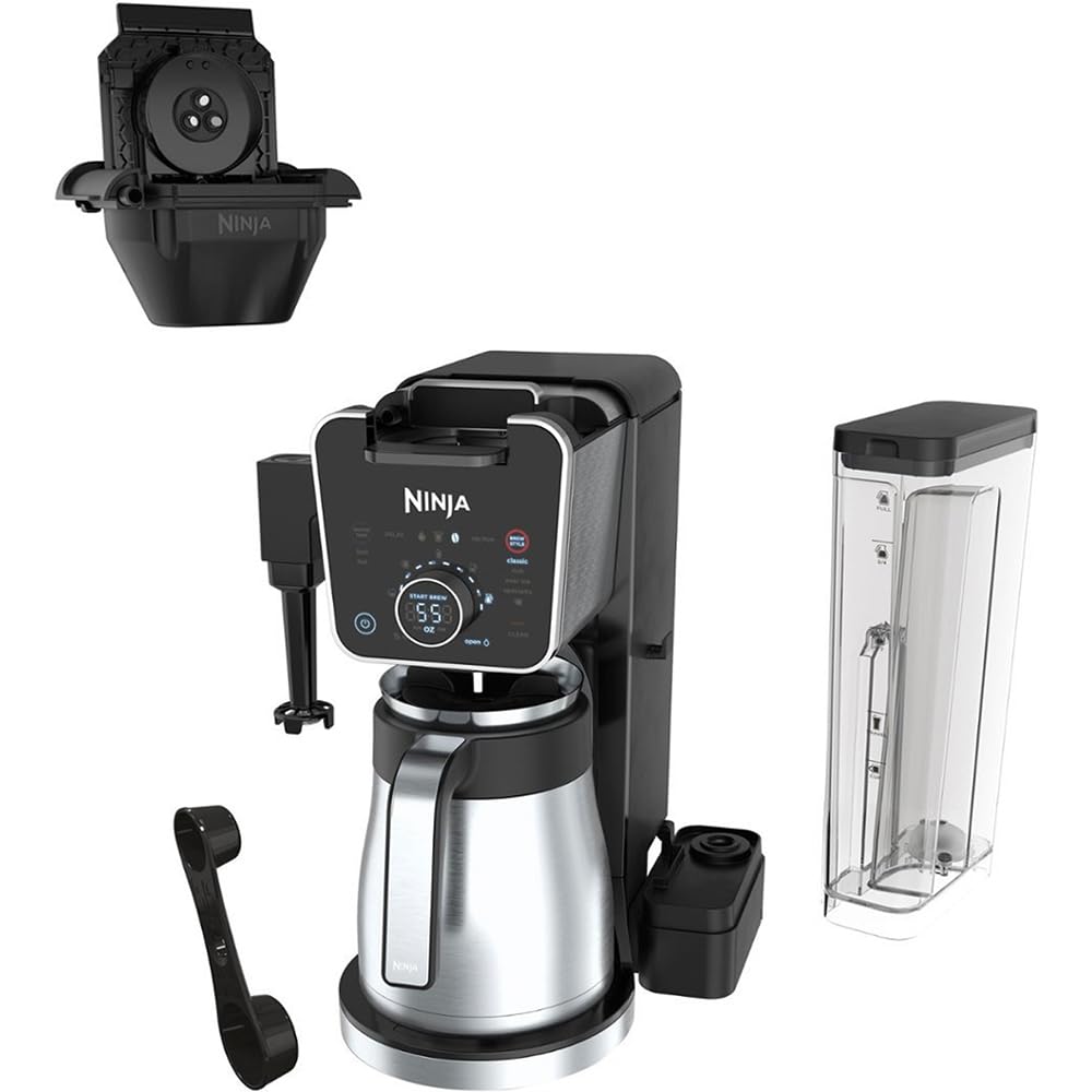 Ninja CFP305 DualBrew Pro Specialty 12-Cup Drip Coffee Maker Thermal Carafe (Renewed)