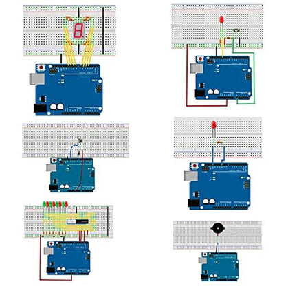 kuman Complete Starter Kit with Detailed Tutorial and Reliable Components for Arduino Project Mega 2560 Robot breadboard Kits