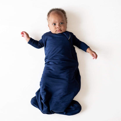 KYTE BABY Unisex Rayon made from Bamboo Sleep Bag for Babies and Toddlers, 2.5 Tog (M (0-6M), Navy)