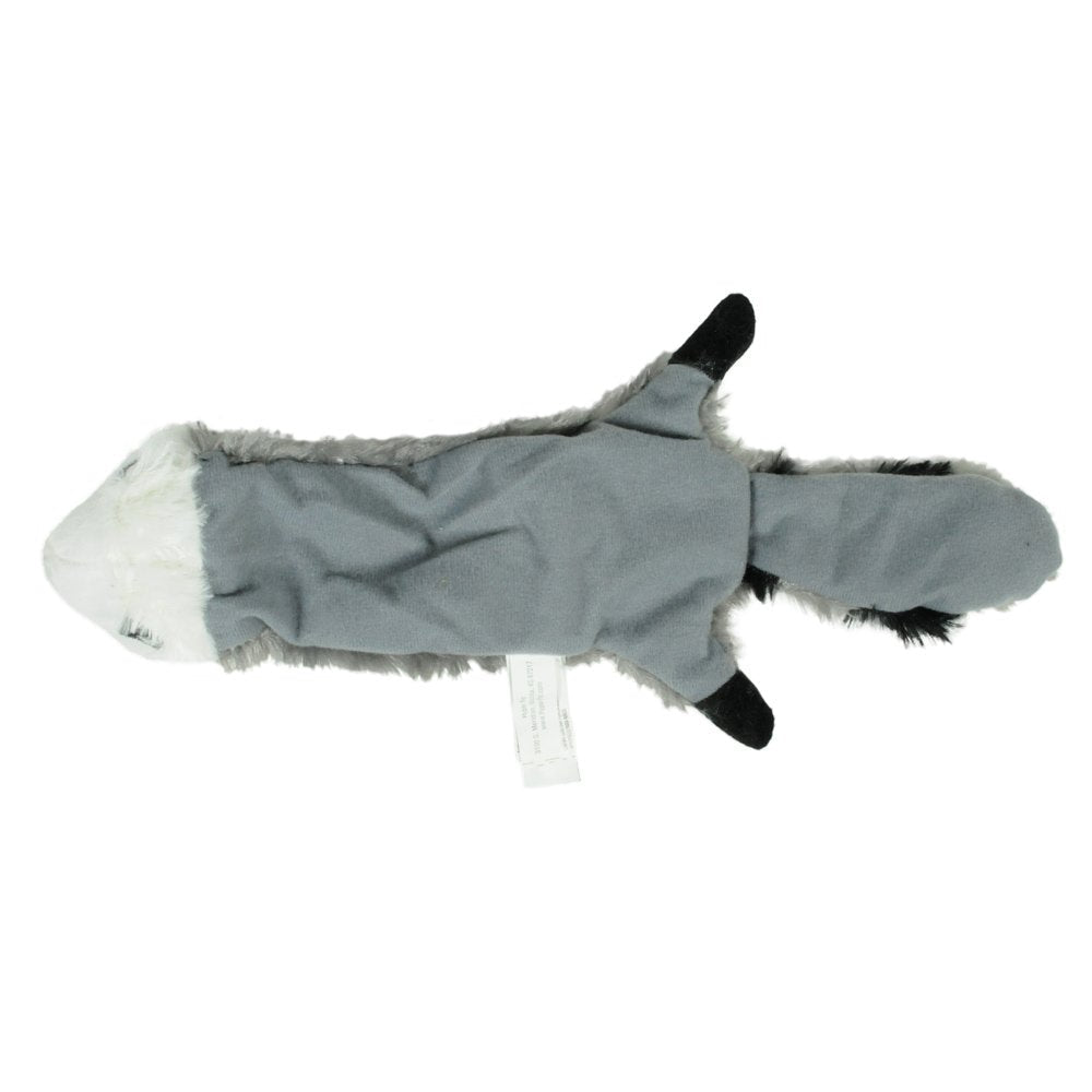 Hyper Pet Critter Skinz Raccoon Stuffless Dog Toy, Medium