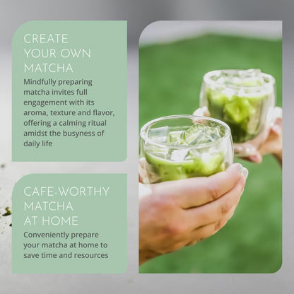 Matcha Powder, Premium Grade Japanese Matcha Tea, Grown in the Volcanic Soil of Kyushu, Farm to Cup Tea from Japan, 1.06oz