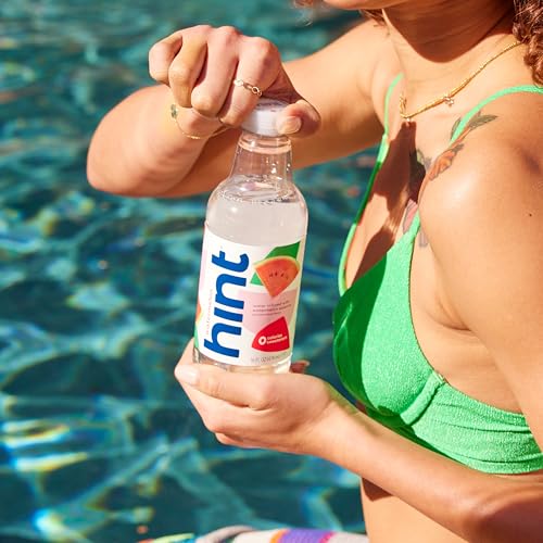 Hint Bottled Water, Crisp Apple and Watermelon - Purified Flavored Water with Zero Calories, Sugar Free, Natural Flavors - 16 Fl Oz (Pack of 24)