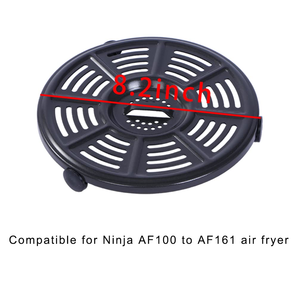Air Fryer Replacement Crisper Plate For Ninja AF100 to AF150,Grill Pan for Ninja FD401 Foodi OP300 to OP500 Crisper Plate,Air fryer Accessories,Non-Stick