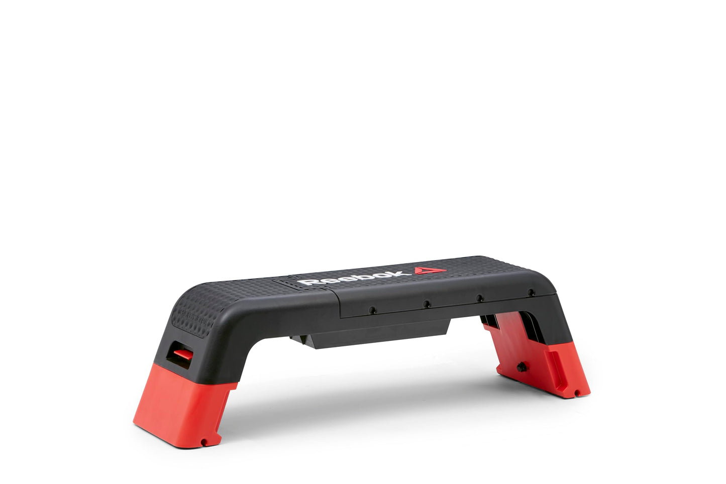 Reebok Professional 47-Inch Long Multi-Purpose Aerobic, Cardio, and Strength Challenging Home Fitness Deck Bench, Black