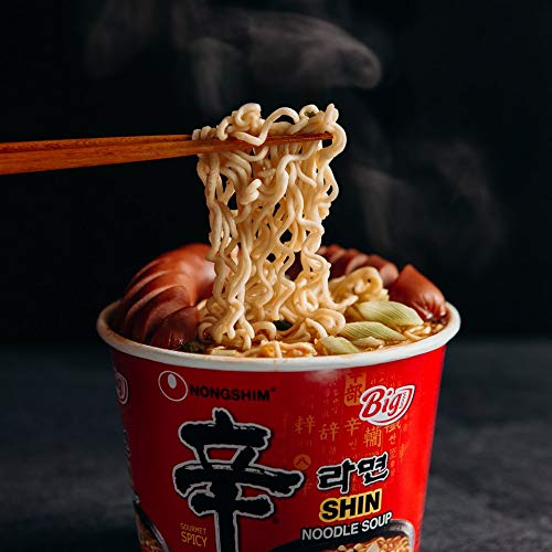 Nongshim Shin Original Ramyun Cup, 2.64 Ounce (Pack of 6)