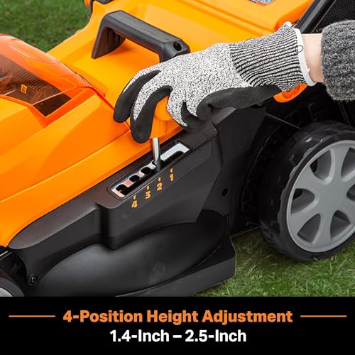 LawnMaster CLMF4815E 48V MAX* 15-inch Brushless Cordless Mower with 2X24V MAX* 4.0Ah Battery and a Dual Charger