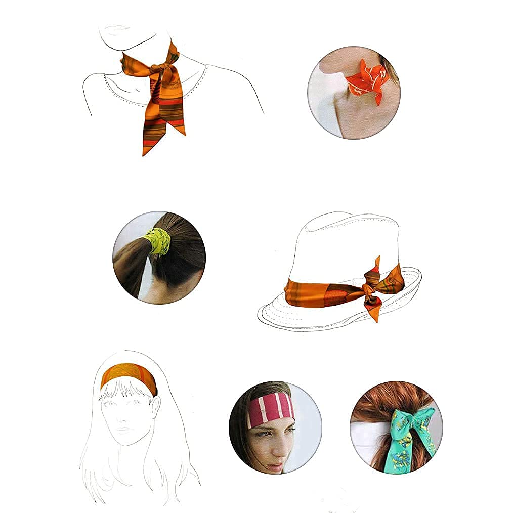 jeunecheval Purse Scarf for Women Bag Scarf Handbag Handle Accessory