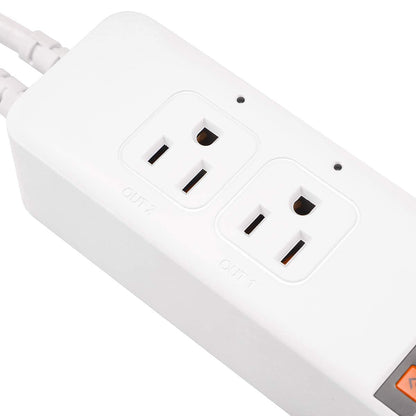 Pymeter Digital Temperature Controller Dual Probe Reptile Thermostat Controlled Outlet for Terrarium Heat Mat Heating Pad, Switch Cooling Fan Freezer Fridge ON & Off at Setpoints 10A 1200W