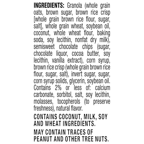 Quaker Chewy Granola Bars, Chocolate Chip, 58 Count - Packaging May Vary