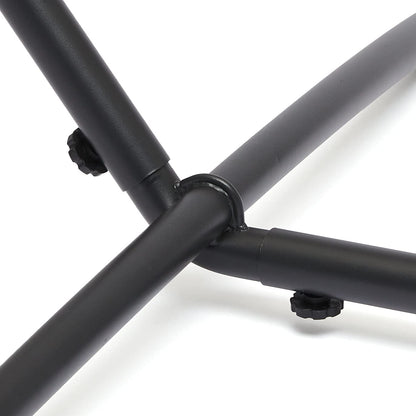 Amazon Basics 2 Person Heavy Duty Hammock Stand for Outside, Includes Portable Carrying Case, 9 foot, Black