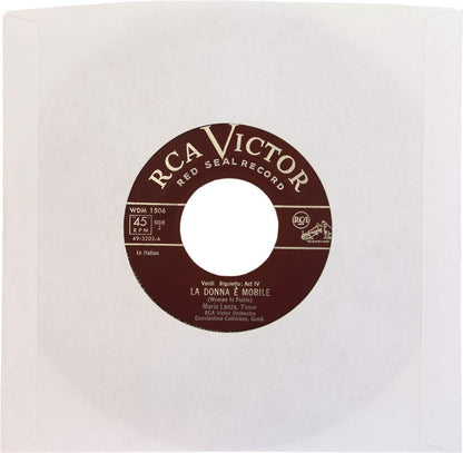 (200) Archival Quality Acid-Free Heavyweight Paper Inner Sleeves for 7 Inch Vinyl Records #07IW