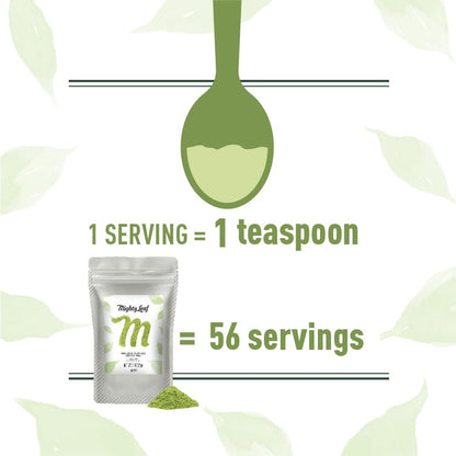 Mighty Leaf Organic Matcha Green Tea Powder, 100% Japanese Matcha, Unsweetened, 3 oz Bag
