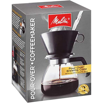 Melitta 640616 Coffee Maker, 52 oz, Glass Carafe