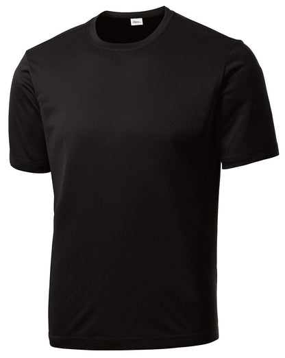 Opna Men's Big & Tall Short Sleeve Moisture Wicking Athletic T-Shirts Regular Sizes & XLT's Black