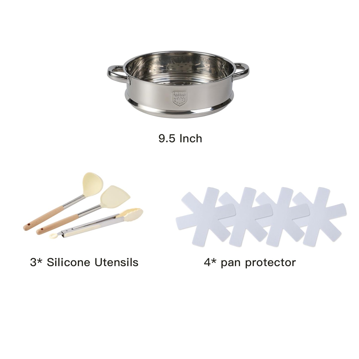 16PCS Pots and Pans Set Non Stick Cookware Set Nonstick with Cooking Set