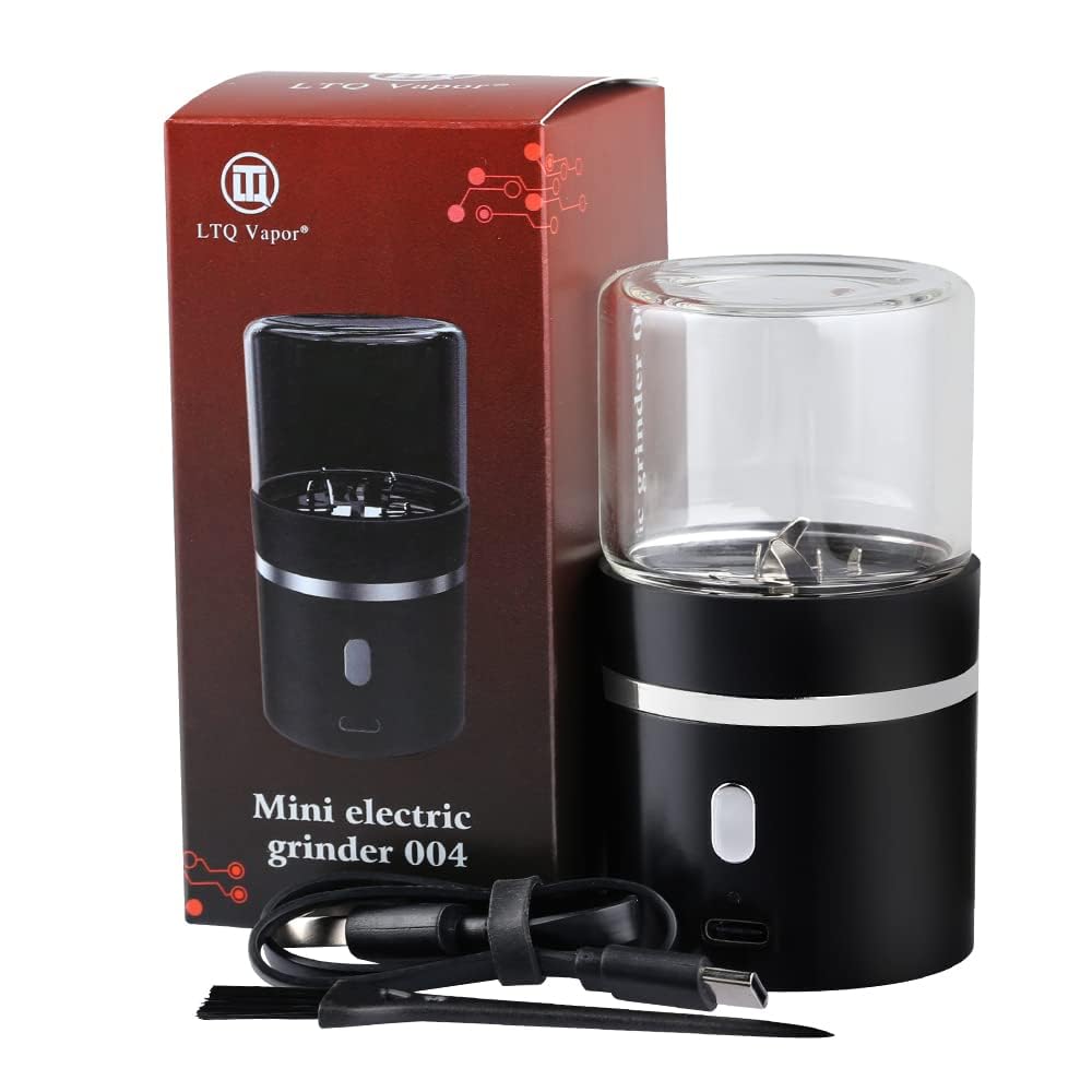 AiTURE Upgraded Mini Electric Grinder Spice Smart Herb 400 mAh with 50ml Jar,Easy to Carry(Grinder)