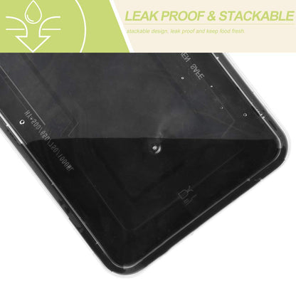 IUMÉ 50-Pack Meal Prep Containers, 26 OZ Microwavable Reusable Food Containers with Lids for Food Prepping, Disposable Lunch Boxes, Plastic Food Boxes- Stackable, Freezer Dishwasher Healthy