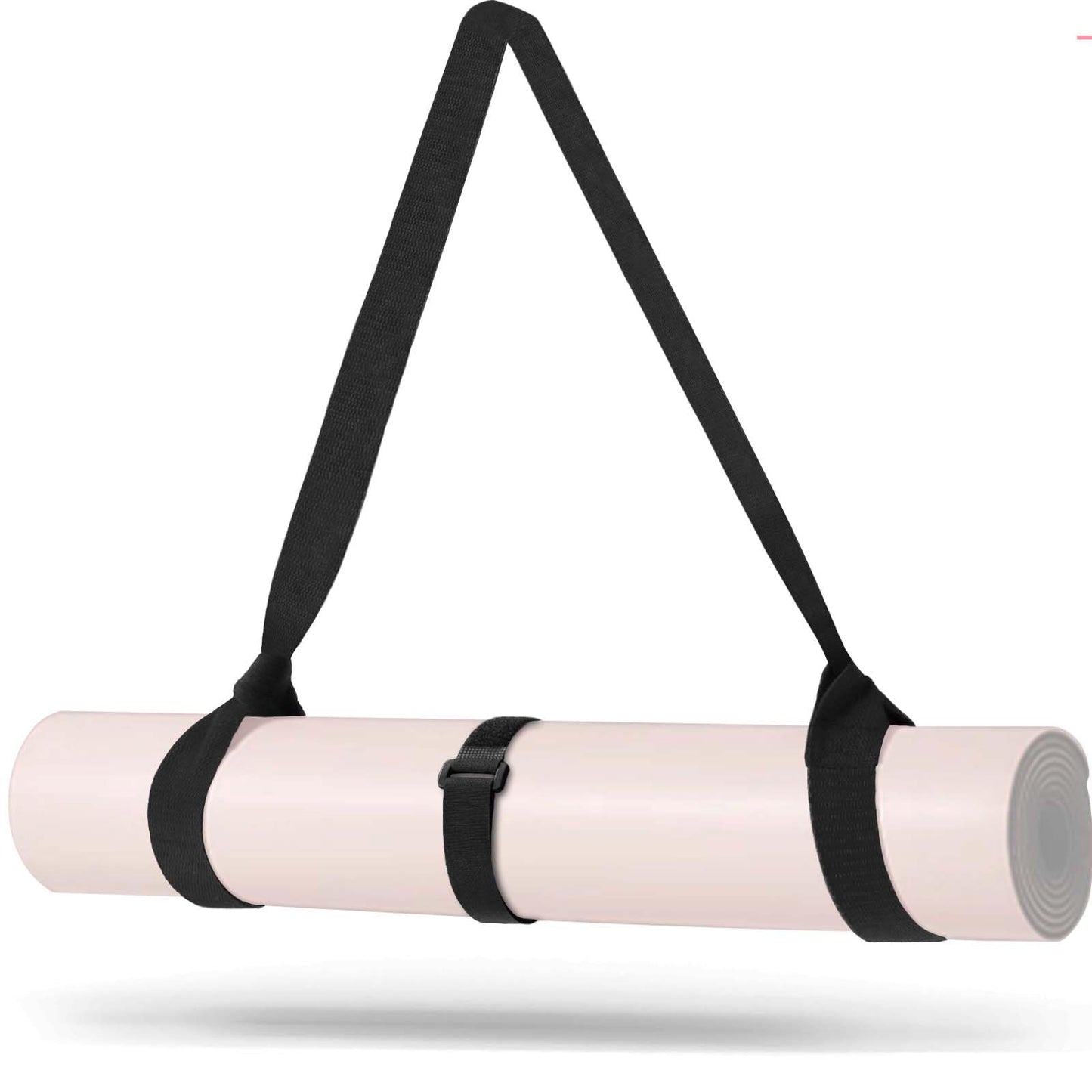 MRZZATA Yoga Mat Carrier Strap - Adjustable Thick and Wide Strap for Carrying Mat or Stretching, Black