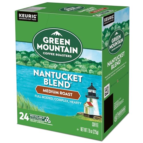 Green Mountain Coffee Roasters Nantucket Blend Keurig Single-Serve K-Cup Pods, Medium Roast Coffee, 96 Count