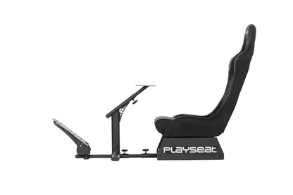 Playseat Evolution Sim Racing Cockpit | Comfortable & Adjustable | Compatible with All Steering Wheels & Pedals on The Market | Supports PC & Console | Racing Suede Edition