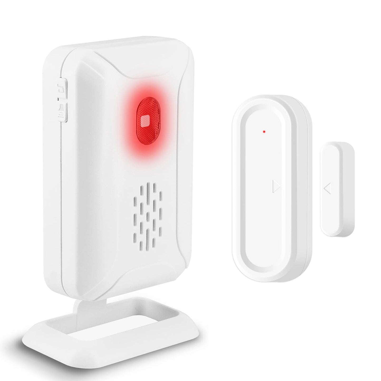 GREENCYCLE Door Chime, Wireless Door Open Chime, Door Open Contact Alarm Rechargeable, Door Sensor with Adjustable Volume, 600ft Range, 36 Chimes and Mute Mode LED Flashing, for Home/Office/Store