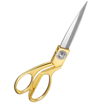 JYTUUL Professional Heavy Duty Tailor Scissors, Sharp Stainless Steel 8" Gold Dressmaker Shears Multipurpose Fabric Scissors Sewing Dressmaking Craft Scissors for Office and Home