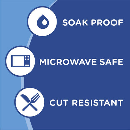 Amazon Basics Ultra Paper Plates, 6.87 Inch, Disposable, 600 Count (2 Pack of 300) (Previously Encore)