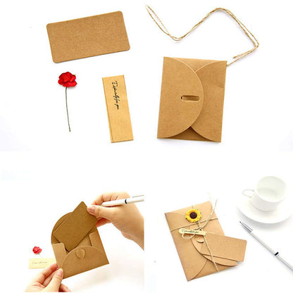 AECIH Flower Thank You Card 12 Pack All Occasion Greeting Card Handmade Invitation Card with Envelopes