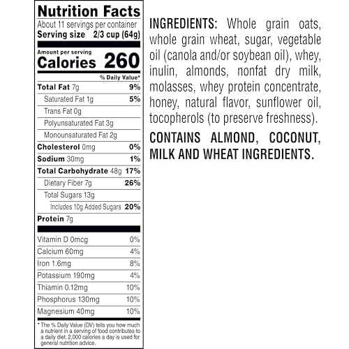 Quaker Simply Granola Honey & Almond, (Pack of 2)