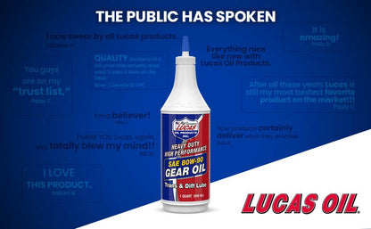 Lucas Oil 10043 SAE 80W-90 Heavy Duty Gear Oil - 1 Quart