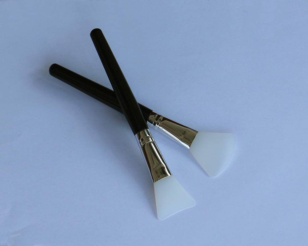 LORMAY 4 Pcs Silicone Face Mask Brush Applicator for Facial Mud, Clay Mask, DIY, Modeling Mask, Body Lotion, and BB CC Cream