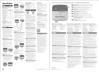 Rain Bird ARC6 App-Based Indoor Smart Irrigation WiFi Timer/Controller, 6-Zone/Station, EPA WaterSense Certified, Compatible with Alexa