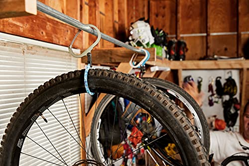 GEAR AID HEROCLIP Carabiner Gear Clip and Hook (Large, Medium, Small) for Camping, Backpack, Suitcases, Purse and Garage Organization, Stealth Black, Variety Size 3 Pack