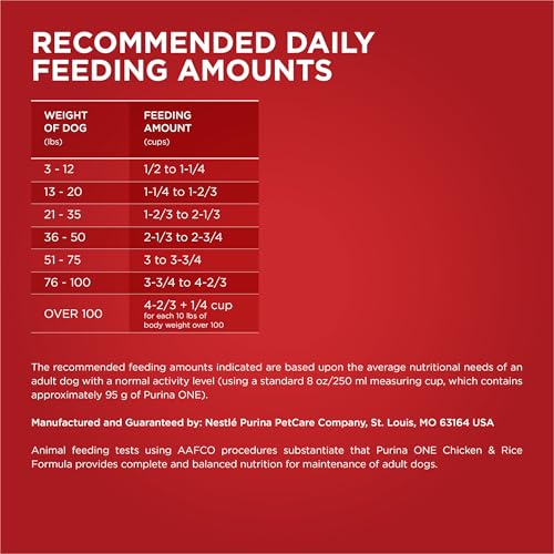 Purina ONE Chicken and Rice Formula Dry Dog Food - 8 lb. Bag