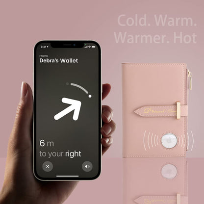 Passport Holder for Women, RFID Blocking Travel Wallet Case with Credit Card Holders, Slim Thin Leather Passport Wallet with Zipper