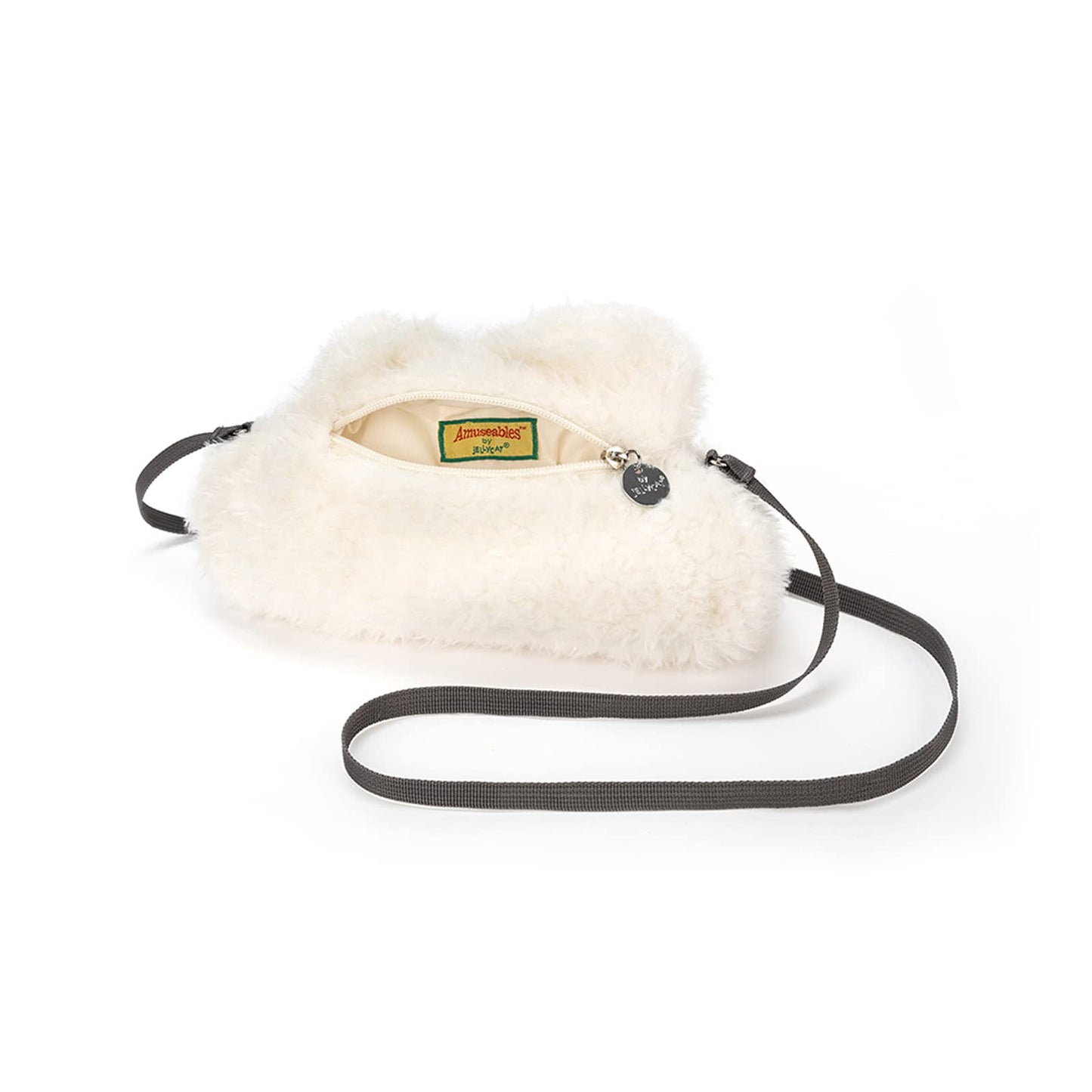 Jellycat Amuseables Cloud Plush Bag, 9 inches - Crossbody and Shoulder Purse - Fun and Unique Handbag