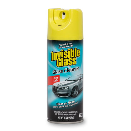 Invisible Glass 91163 Premium Glass and Window Cleaner for Auto and Home Cleans Glass, Windows, Windshields, Navigation Screens, and More, Streak-Free, Ammonia-Free, Tint-Safe, 15 Oz, Pack of 1