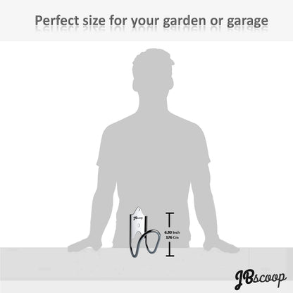 JBscoop Garden Hose Holder, Garden Hose Hanger Wall Mount for Water Hose, Extension Cords, Air Compressor Hose, Heavy Duty & Rust Proof Set of 1