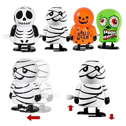 Max Fun 12pcs Halloween Wind Up Toys Assortment for Kids Halloween Party Favors Treat Bag Stuffers Goody Bag Filler Treats Prizes